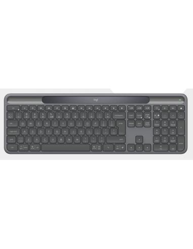 Logitech Signature Slim Solar+ K980 for Business teclado Universal RF Wireless + Bluetooth QWERTY Español Grafito