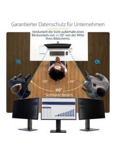 StarTech.com Filtro de Privacidad 16:9 para Monitor de 24" - Colgante - Protector Acrílico de Pantalla - Ángulo de Visión de +/-