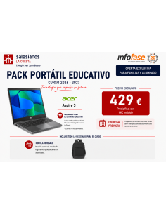 Pack Educativo Portátil ESO Colegio Salesianos La Cuesta (Venta Exclusiva Familias Colegio Salesianos)