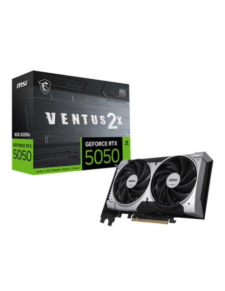 MSI GEFORCE RTX 5050 8G VENTUS 2X OC tarjeta gráfica NVIDIA 8 GB GDDR6