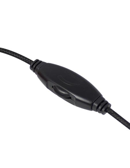 Ewent EW3567 auricular y casco Auriculares Alámbrico Diadema Llamadas/Música Negro