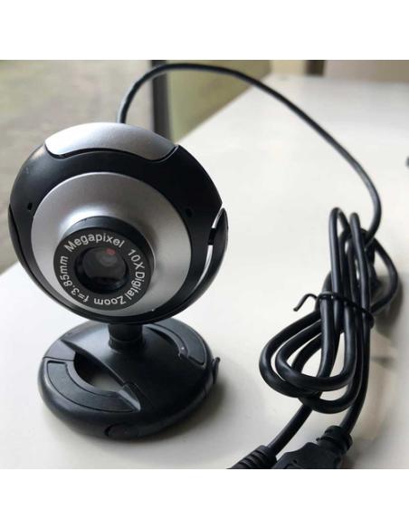 Zero-Max ZM-020 cámara web 1 MP USB 2.0 Negro, Gris