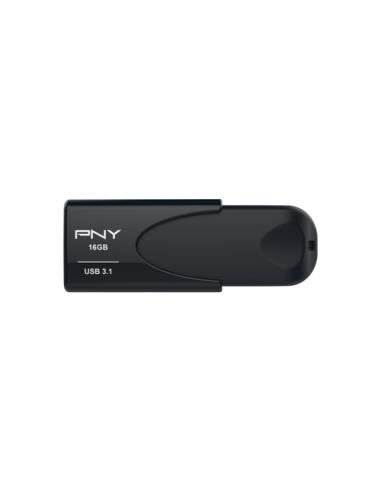 PNY Attache 4 unidad flash USB 16 GB USB tipo A 3.2 Gen 1 (3.1 Gen 1) Negro