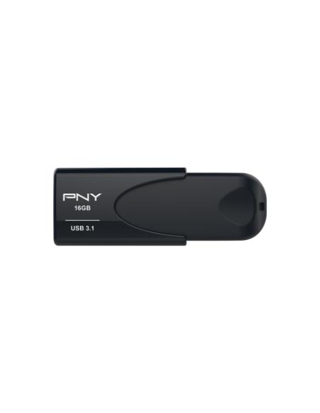 PNY Attache 4 unidad flash USB 16 GB USB tipo A 3.2 Gen 1 (3.1 Gen 1) Negro