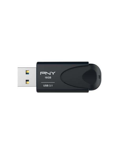 PNY Attache 4 unidad flash USB 16 GB USB tipo A 3.2 Gen 1 (3.1 Gen 1) Negro