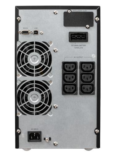 Eaton 9E 2000I sistema de alimentación ininterrumpida (UPS) Doble conversión (en línea) 2 kVA 1600 W 6 salidas AC