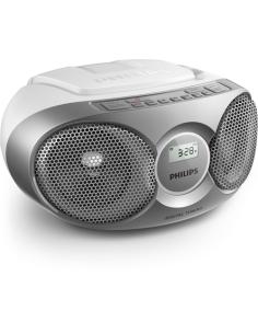 Philips AZ215S/12 sistema estéreo portátil 3 W FM Plata