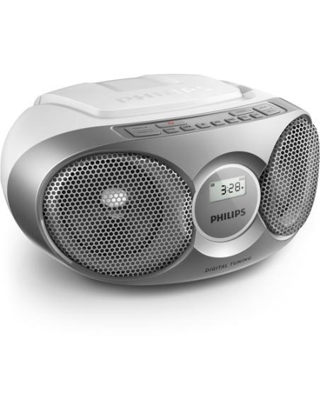 Philips AZ215S/12 sistema estéreo portátil 3 W FM Plata