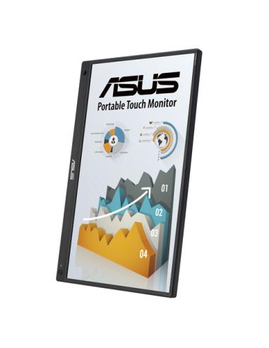 ASUS ZenScreen MB16AHT pantalla para PC 39,6 cm (15.6") 1920 x 1080 Pixeles Full HD Pantalla táctil Negro