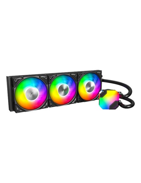 Montech HyperFlow ARGB 360 Procesador Sistema de refrigeración líquida todo en uno 12 cm Negro 1 pieza(s)