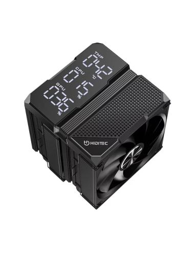 Hiditec DC40 PRO Procesador Refrigerador de aire 12 cm Negro 1 pieza(s)