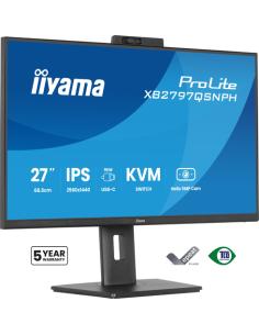 iiyama ProLite XB2797QSNPH-B1 27IN IPS LCD 4MS 2560X1440 350CD/M2 HDMI/DP/USB 2 pantalla para PC 68,6 cm (27") 2560 x 1440 Pixel
