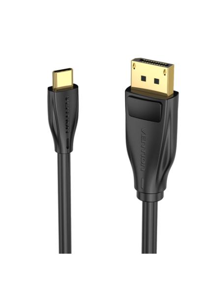 Vention CGYBG adaptador de cable de vídeo 1,5 m USB Tipo C DisplayPort Negro