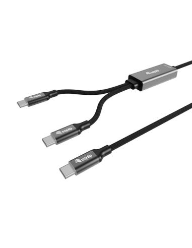 Equip 128895 cable USB USB 2.0 1,5 m USB C 2 x USB C 0,48 Gbit/s 140 W Negro