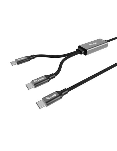 Equip 128895 cable USB USB 2.0 1,5 m USB C 2 x USB C 0,48 Gbit/s 140 W Negro