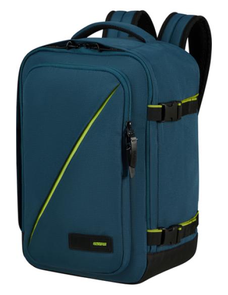 American Tourister Take2cabin S mochila Mochila informal Azul Tereftalato de polietileno reciclado (rPET)