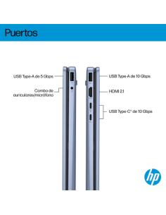 HP OmniBook 5 Flip 14-fp0025ns Intel® Core™ i5 i5-1334U Portátil 35,6 cm (14") Pantalla táctil 2K 16 GB LPDDR5-SDRAM 512 GB SSD 