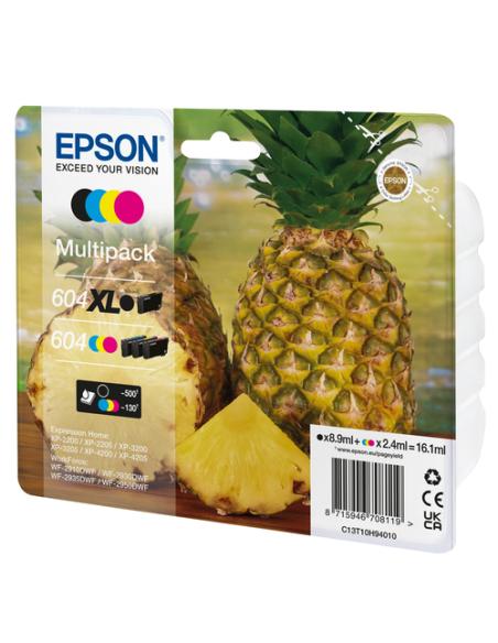 Epson 604XL cartucho de tinta 4 pieza(s) Original Alto rendimiento (XL) Negro, Cian, Magenta, Amarillo