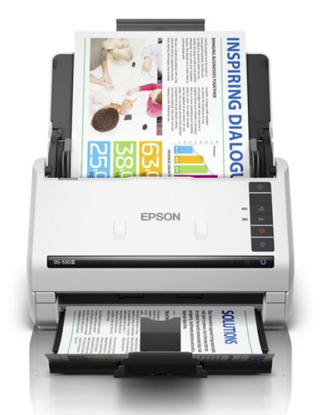 Epson WorkForce DS-530III Escáner alimentado con hojas 600 x 600 DPI A4 Blanco