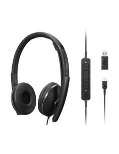 Lenovo 4XD1M39029 auricular y casco Auriculares Alámbrico Diadema USB Tipo C Negro