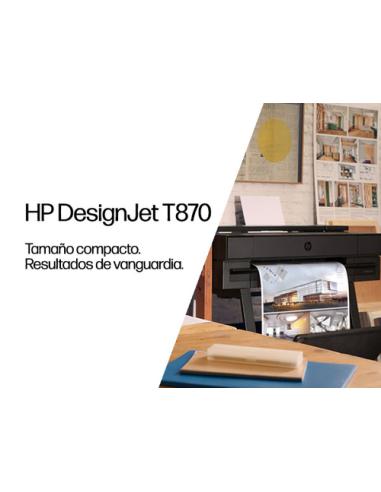 HP Designjet Impresora T870 de 24 pulgadas