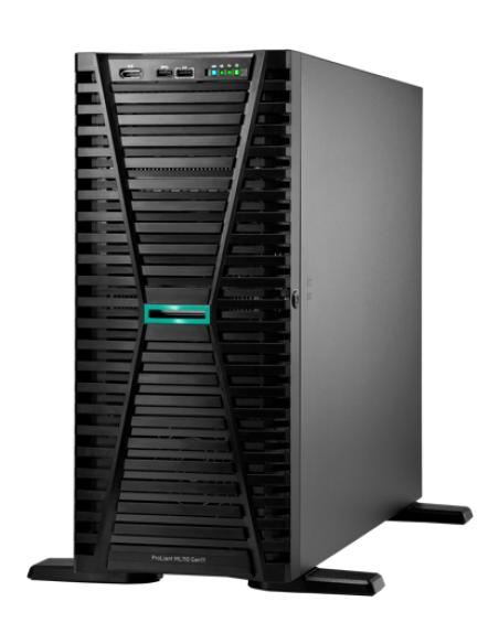 HPE ProLiant Servidor ML110 Gen11 5416S 2 GHz 16 núcleos 1P 32 GB-R VROC 8 SFF fuente redundante de 800 W