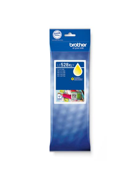 Brother LC528XLY Yellow Ink Cartridge cartucho de tinta 1 pieza(s) Original Ultra High Yield Amarillo