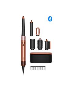 Dyson Airwrap ID Straight + Wavy Herramienta de peinado con múltiples accesorios Caliente Negro, Oro rosa
