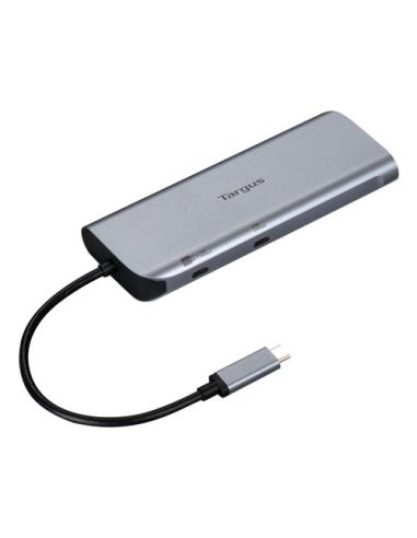 Targus DOCK427GL base para portátil y replicador de puertos Alámbrico USB 3.2 Gen 2 (3.1 Gen 2) Type-C Gris