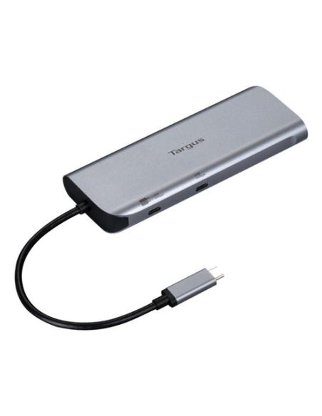 Targus DOCK427GL base para portátil y replicador de puertos Alámbrico USB 3.2 Gen 2 (3.1 Gen 2) Type-C Gris