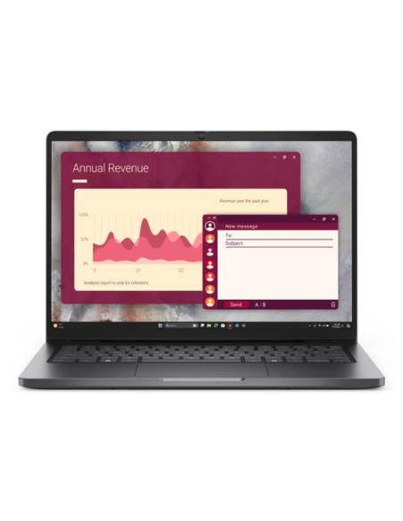 DELL Pro 14 PC14250 Intel Core Ultra 5 225U Portátil 35,6 cm (14") Full HD+ 16 GB DDR5-SDRAM 512 GB SSD Wi-Fi 6E (802.11ax) Wind
