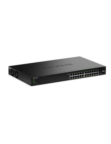 NETGEAR GS324TPv2 Gestionado L2/L3 Gigabit Ethernet (10/100/1000) Energía sobre Ethernet (PoE) 1U Negro