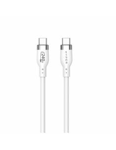 HYPER HJ4001WHGL cable USB USB 2.0 1 m USB C 0,48 Gbit/s 240 W Blanco