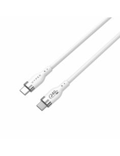 HYPER HJ4001WHGL cable USB USB 2.0 1 m USB C 0,48 Gbit/s 240 W Blanco 2