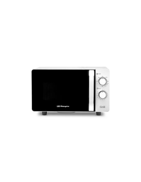 Orbegozo MIG 2070 CE microondas Negro, Blanco Microondas con grill Encimera 20 L 700 W