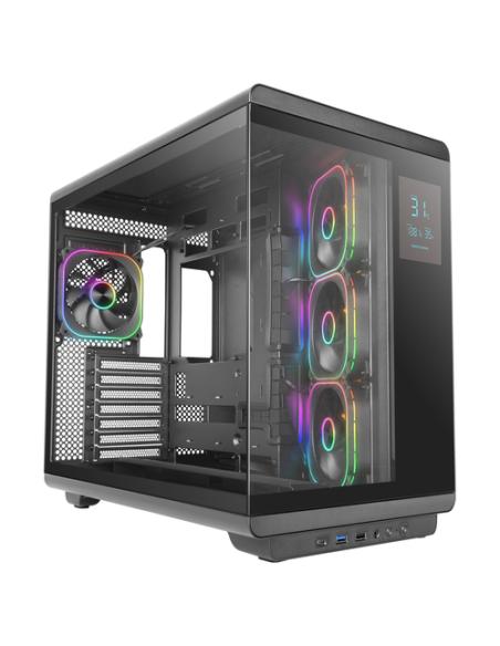 Mars Gaming MCREVMAX carcasa de ordenador Midi Tower Negro