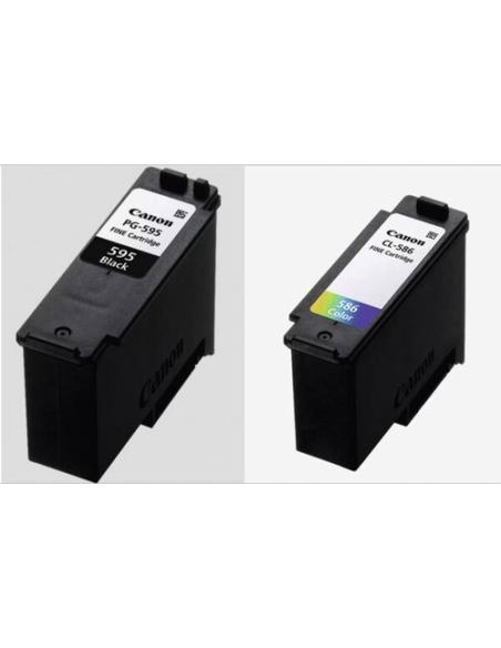 Canon PG595/CL586 PVP cartucho de tinta 2 pieza(s) Original Negro, Cian, Magenta, Amarillo