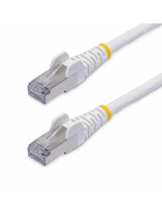 StarTech.com Cable de Red Ethernet CAT8 Blanco 50cm - Snagless - sin Pestillo - 25G/40G - 2000MHz - PoE++ 100W - 26AWG - S/FTP -