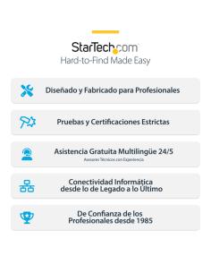 StarTech.com Cable de Red Ethernet CAT8 Blanco 5m - Snagless - sin Pestillo - 25G/40G - 2000MHz - PoE++ 100W - 26AWG - S/FTP - A