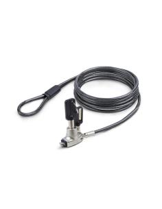 StarTech.com Cable de Seguridad Delgado para Portátil Compatible con Noble Wedge® de 1,5m - Cable Antirrobo para Portátil con Ca