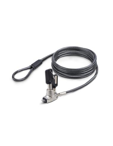 StarTech.com Cable de Seguridad Delgado para Portátil Compatible con Noble Wedge® de 1,5m - Cable Antirrobo para Portátil con Ca