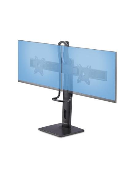 StarTech.com Soporte de Escritorio de Travesaño para Dos Monitores de 27 Pulgadas - Capacidad de 12kg - Soporte VESA de 75x75 o 