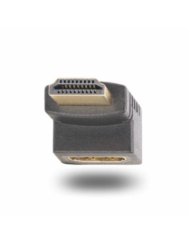 StarTech.com Adaptador HDMI 2.0 Acodado Hacia Arriba - Macho a Hembra - Adaptador HDMI en Ángulo Recto - Ahorrador de Puertos HD