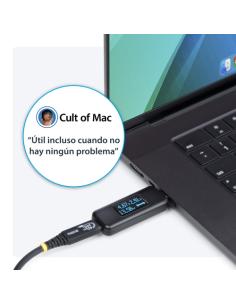 StarTech.com USBC-PWRTESTER comprobador de suministro de energía Negro