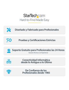 StarTech.com Tarjeta PCIe de 5 Puertos USB de 10Gbps 4x USB-C / 1x USB-A - Hub Concentrador Interno USB 3.2 de 10Gbps - Tarjeta 