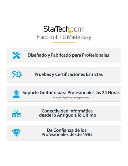 StarTech.com Tarjeta PCIe de 5 Puertos USB de 10Gbps 4x USB-C / 1x USB-A - Hub Concentrador Interno USB 3.2 de 10Gbps - Tarjeta 
