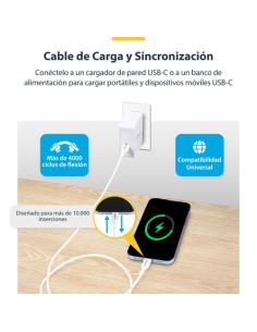 StarTech.com Cable de Carga USB-C de 3m - Cable de Carga USB Tipo C para Portátil - Cable USB para Tablet o Móvil - Entrega de A