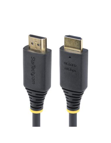 StarTech.com Cable HDMI de Alta Velocidad de 30cm - 4K 60Hz - 144Hz - UHD - HDR10/HDCP 2.2/ARC - 18Gbps - Cable HDMI 2.0 para Mo