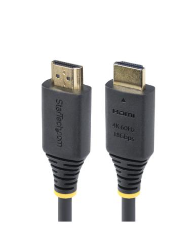 StarTech.com Cable HDMI Certificado Premium de Alta Velocidad de 4m - 4K 60Hz/1440p 144Hz - HDR10/HDCP 2.2/ARC - 18Gbps - UHD - 