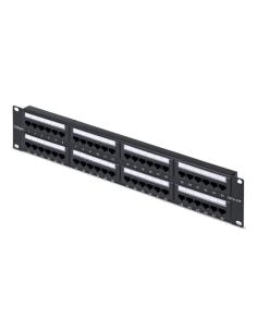 StarTech.com Panel de Parcheo 2U de 48 Puertos Cat6 RJ45 de Montaje en Rack de Servidores - UTP -Tipo 110 Punch Down - Panel de 